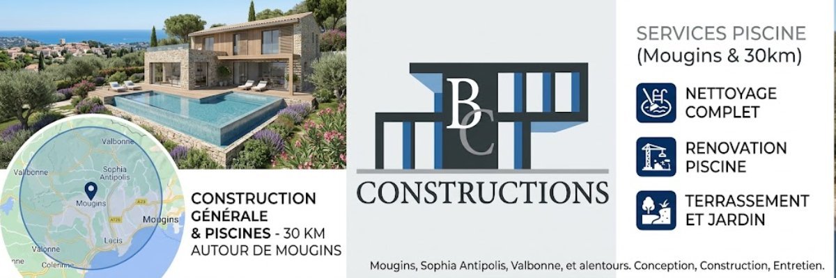 SARL Bousiges Créations — Pisciniste à Mouans-Sartoux