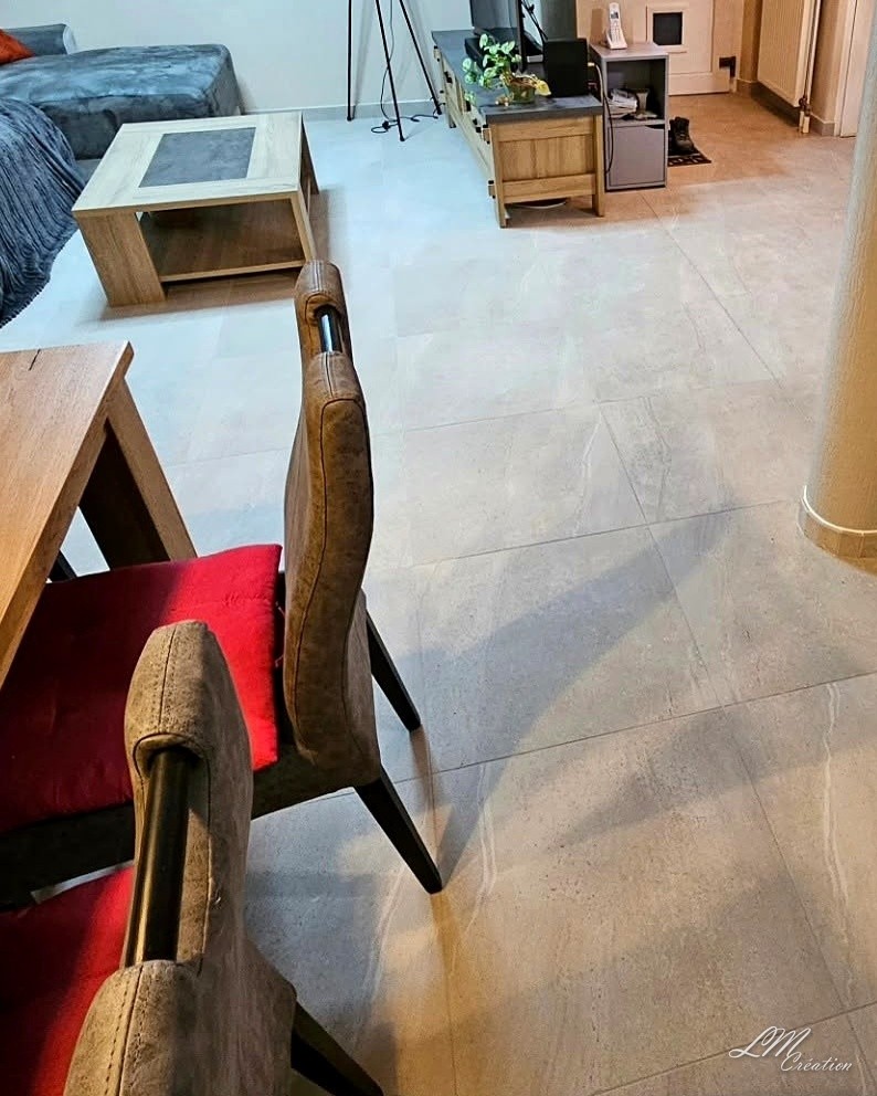Retour sur un très beau chantier de rénovation en carrelage — AUDINCOURT — L.M CREATION (4/5)