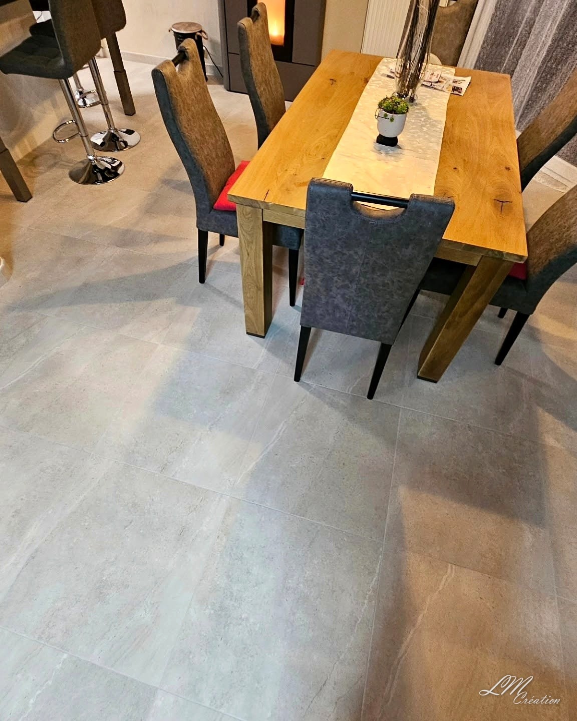 Retour sur un très beau chantier de rénovation en carrelage — AUDINCOURT — L.M CREATION (3/5)
